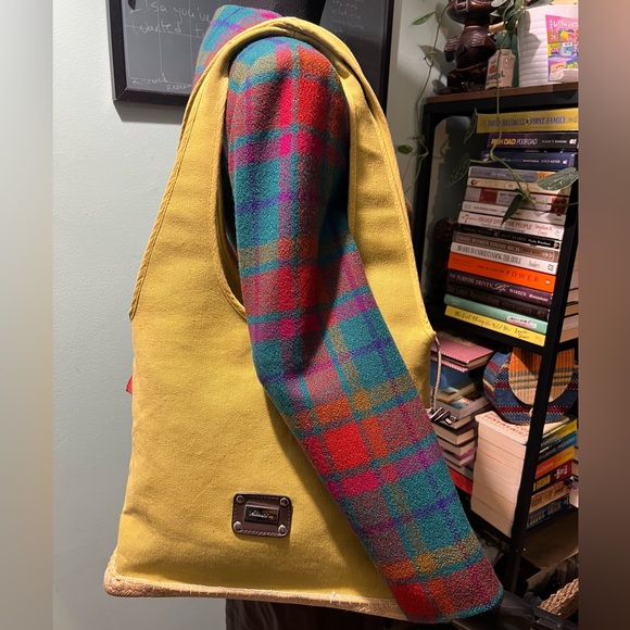 Saldarini 1882 Handbags - SALDARINI 1882 ESPABAG™ Lime Green Canvas Rubber Espadrille Hobo Tote Bag